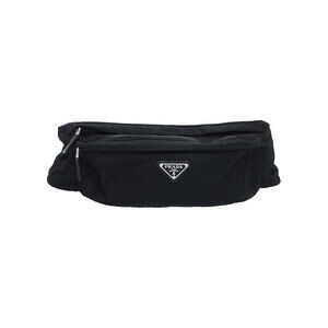 Prada belt bag black waist Body Bum Crossbody Bag Black
